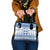 Personalized Christmas Greece Coat Of Arms Shoulder Handbag Hellas Kala Christougena - Wonder Print Shop