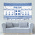 Personalized Christmas Greece Coat Of Arms Tapestry Hellas Kala Christougena - Wonder Print Shop
