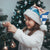 Greece Christmas Santa Hat Santa Claus Riding Dolphin - Wonder Print Shop