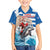 Greece Christmas Family Matching Puletasi and Hawaiian Shirt Santa Claus Riding Dolphin - Wonder Print Shop