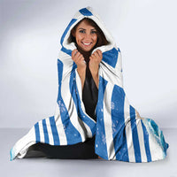 Greece Christmas Hooded Blanket Santa Claus Riding Dolphin - Wonder Print Shop