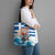Greece Christmas Tote Bag Santa Claus Riding Dolphin - Wonder Print Shop