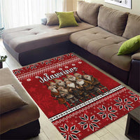 Yule Lads Iceland Area Rug Icelandic Christmas folklore - Wonder Print Shop