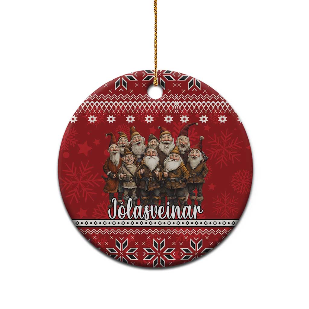 Yule Lads Iceland Ceramic Ornament Icelandic Christmas Folklore - Wonder Print Shop