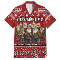 Yule Lads Iceland Family Matching Off The Shoulder Long Sleeve Dress and Hawaiian Shirt Icelandic Christmas folklore - Wonder Print Shop