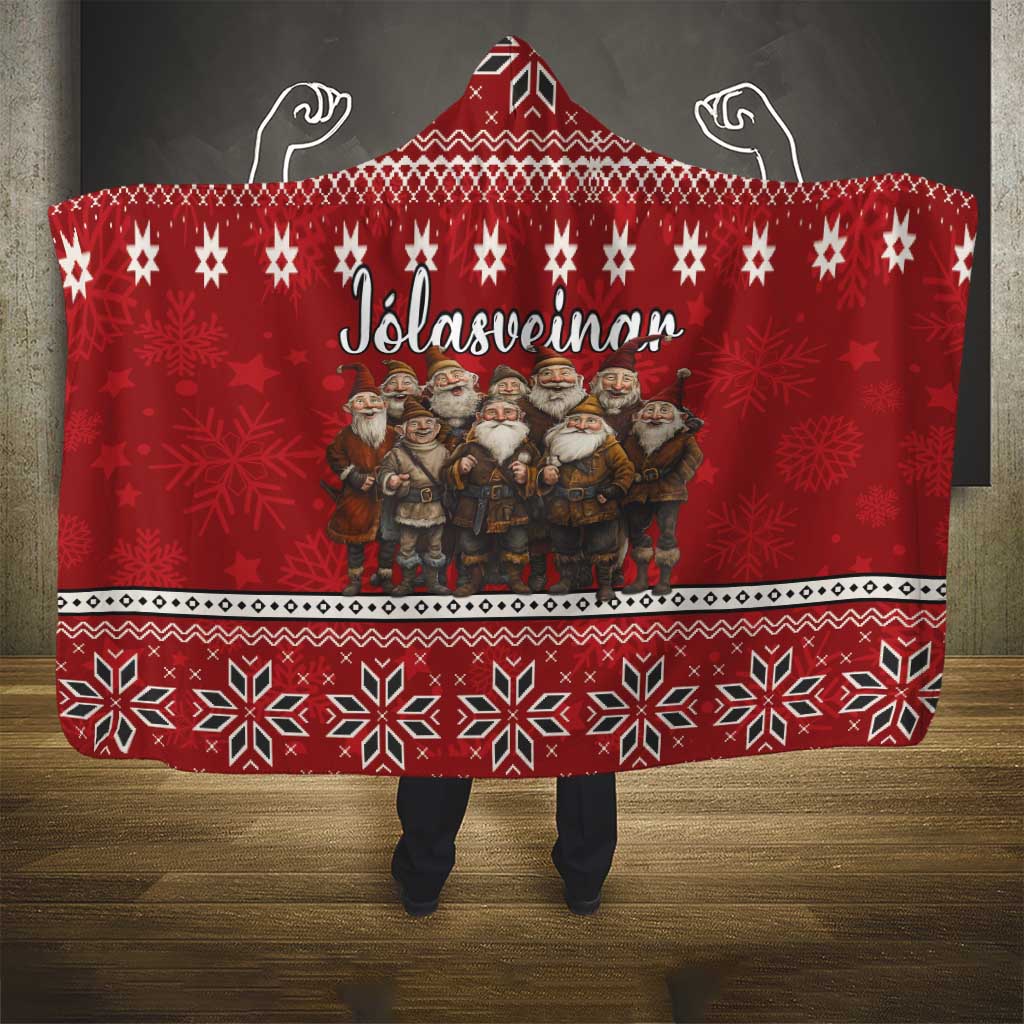 Yule Lads Iceland Hooded Blanket Icelandic Christmas folklore