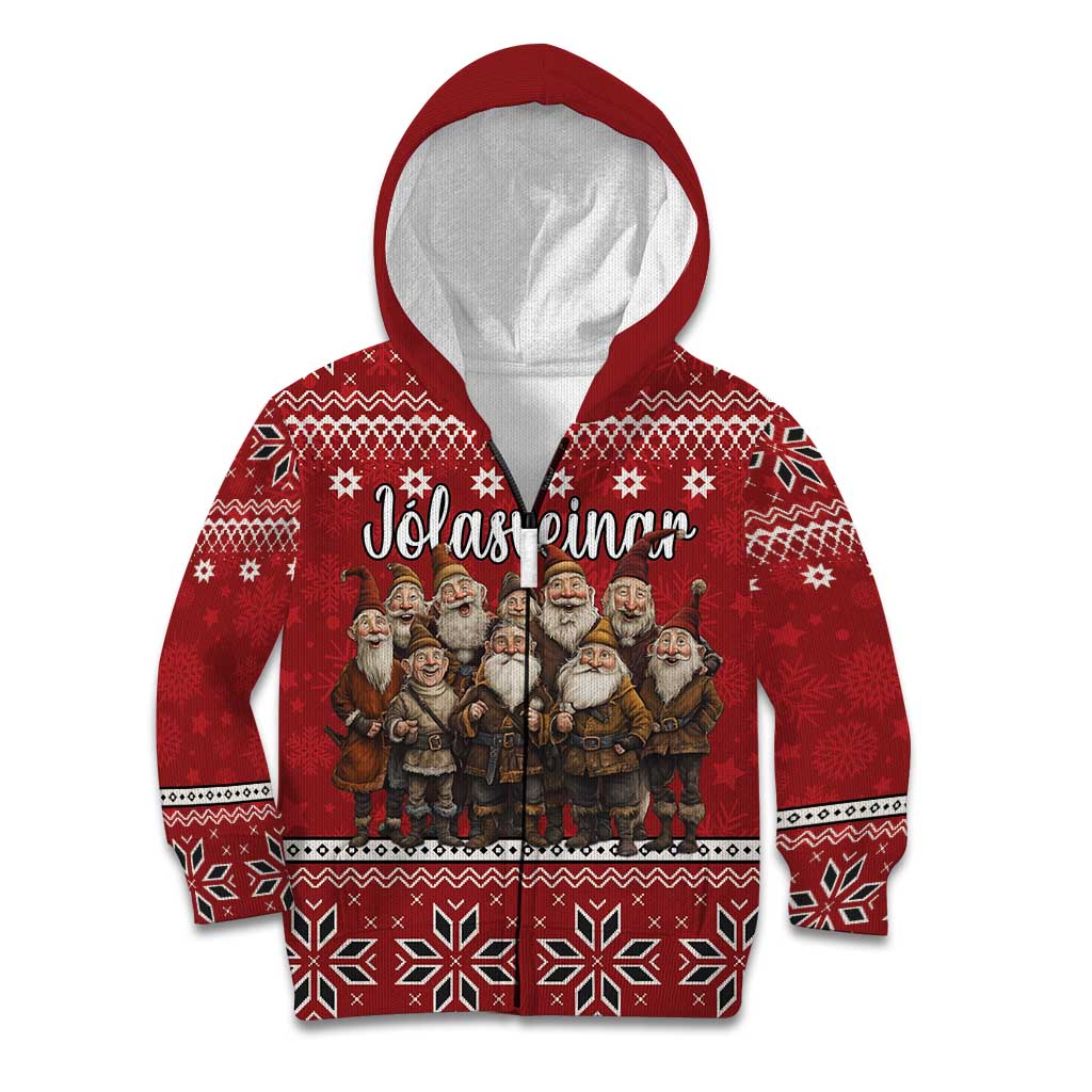 Yule Lads Iceland Kid Hoodie Icelandic Christmas folklore - Wonder Print Shop