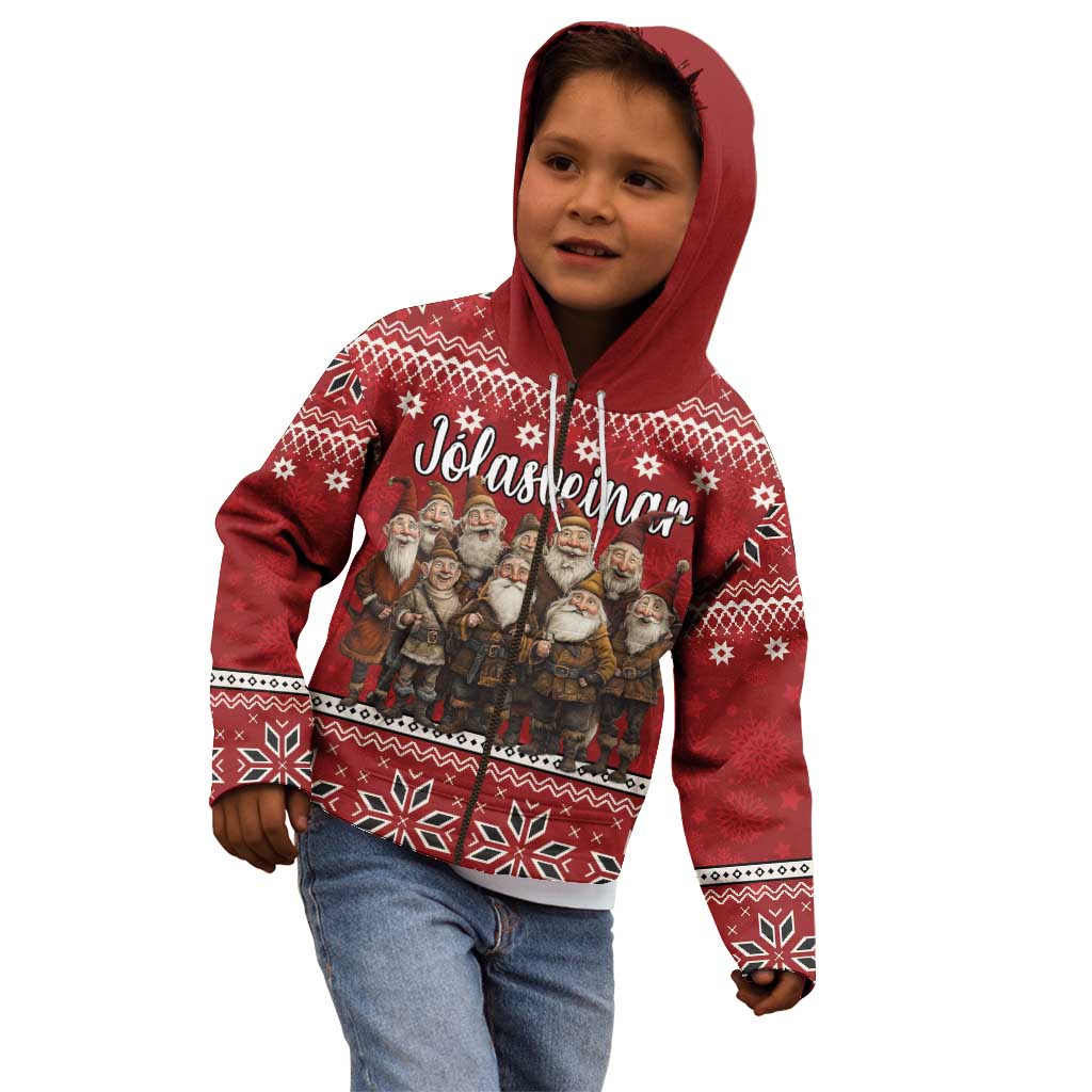 Yule Lads Iceland Kid Hoodie Icelandic Christmas folklore - Wonder Print Shop