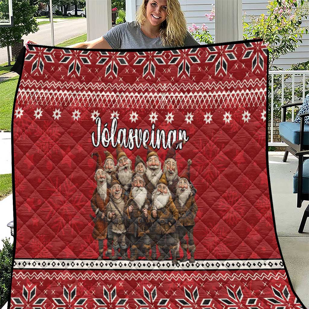 Yule Lads Iceland Quilt Icelandic Christmas folklore - Wonder Print Shop