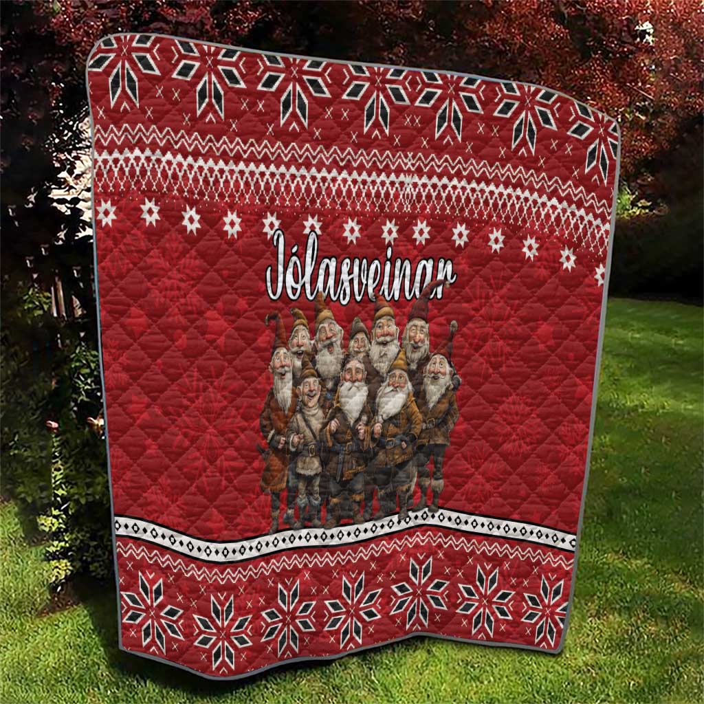 Yule Lads Iceland Quilt Icelandic Christmas folklore - Wonder Print Shop