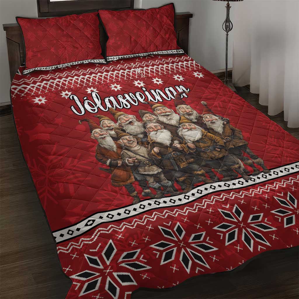 Yule Lads Iceland Quilt Bed Set Icelandic Christmas folklore - Wonder Print Shop