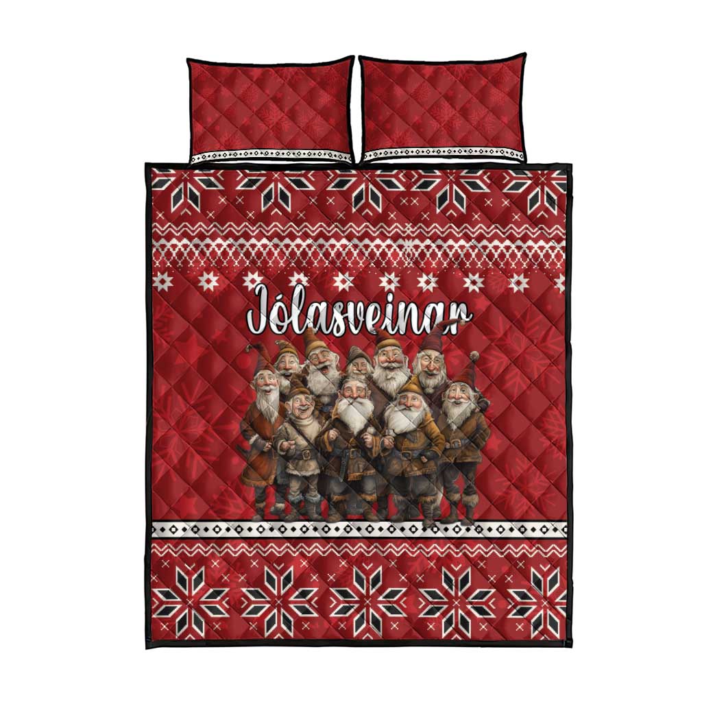 Yule Lads Iceland Quilt Bed Set Icelandic Christmas folklore - Wonder Print Shop