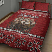 Yule Lads Iceland Quilt Bed Set Icelandic Christmas folklore - Wonder Print Shop