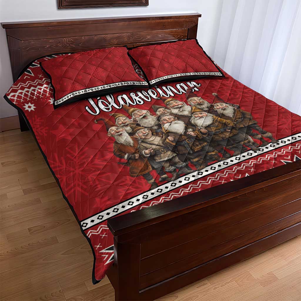 Yule Lads Iceland Quilt Bed Set Icelandic Christmas folklore - Wonder Print Shop