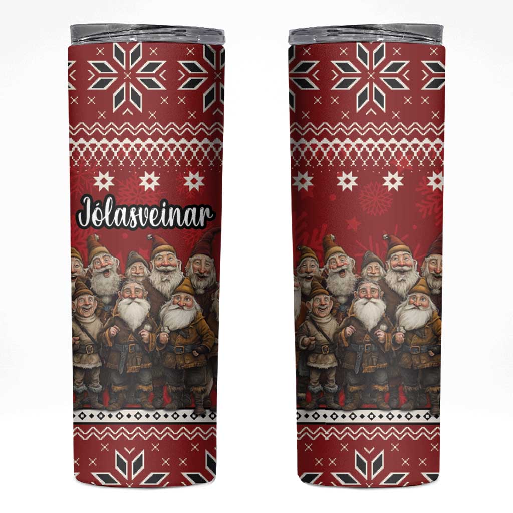 Yule Lads Iceland Skinny Tumbler Icelandic Christmas folklore - Wonder Print Shop