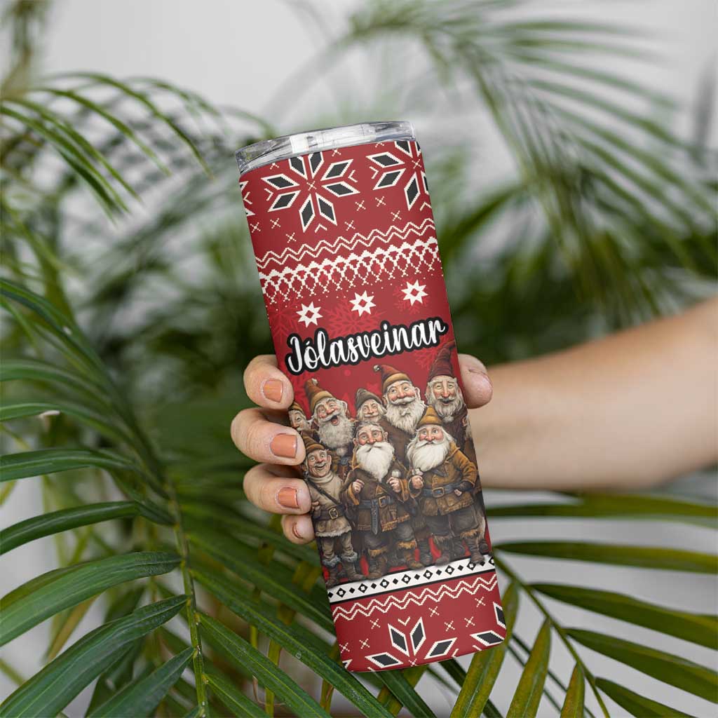 Yule Lads Iceland Skinny Tumbler Icelandic Christmas folklore - Wonder Print Shop