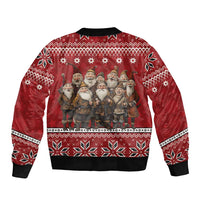 Yule Lads Iceland Sleeve Zip Bomber Jacket Icelandic Christmas folklore - Wonder Print Shop