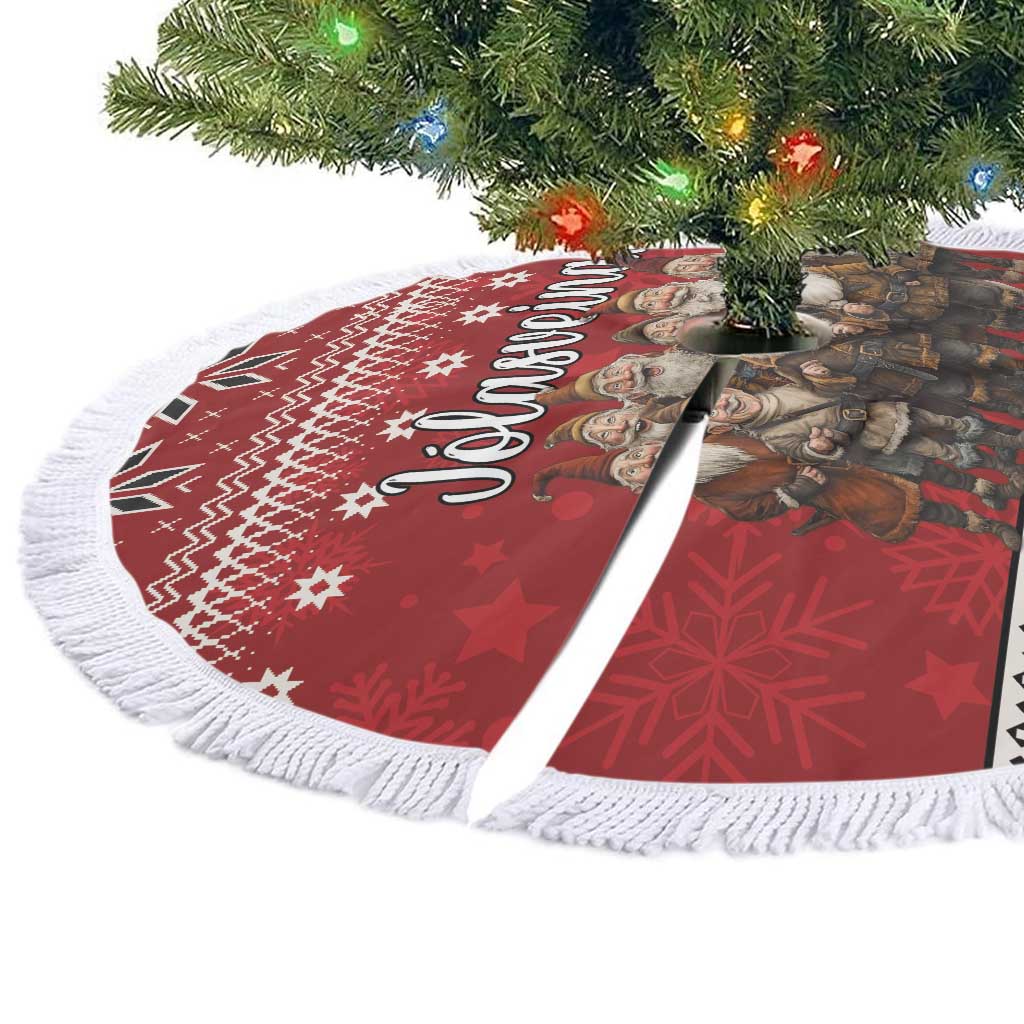 Yule Lads Iceland Tree Skirt Icelandic Christmas Folklore - Wonder Print Shop