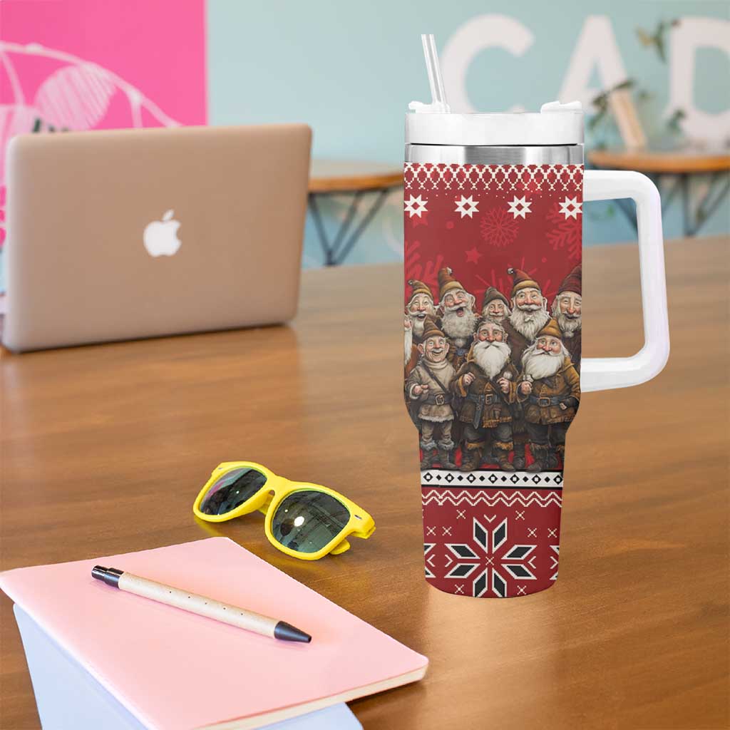 Yule Lads Iceland Tumbler With Handle Icelandic Christmas folklore - Wonder Print Shop