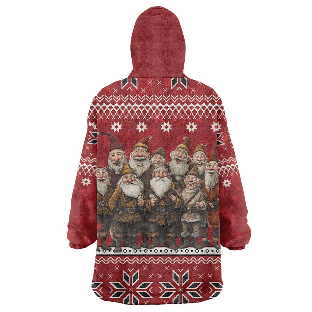 Yule Lads Iceland Wearable Blanket Hoodie Icelandic Christmas folklore - Wonder Print Shop