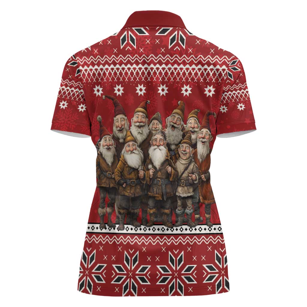 Yule Lads Iceland Women Polo Shirt Icelandic Christmas folklore - Wonder Print Shop