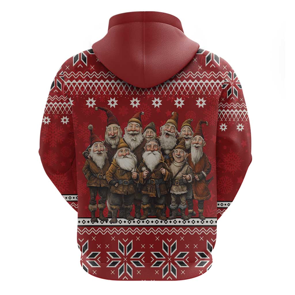 Yule Lads Iceland Zip Hoodie Icelandic Christmas folklore - Wonder Print Shop