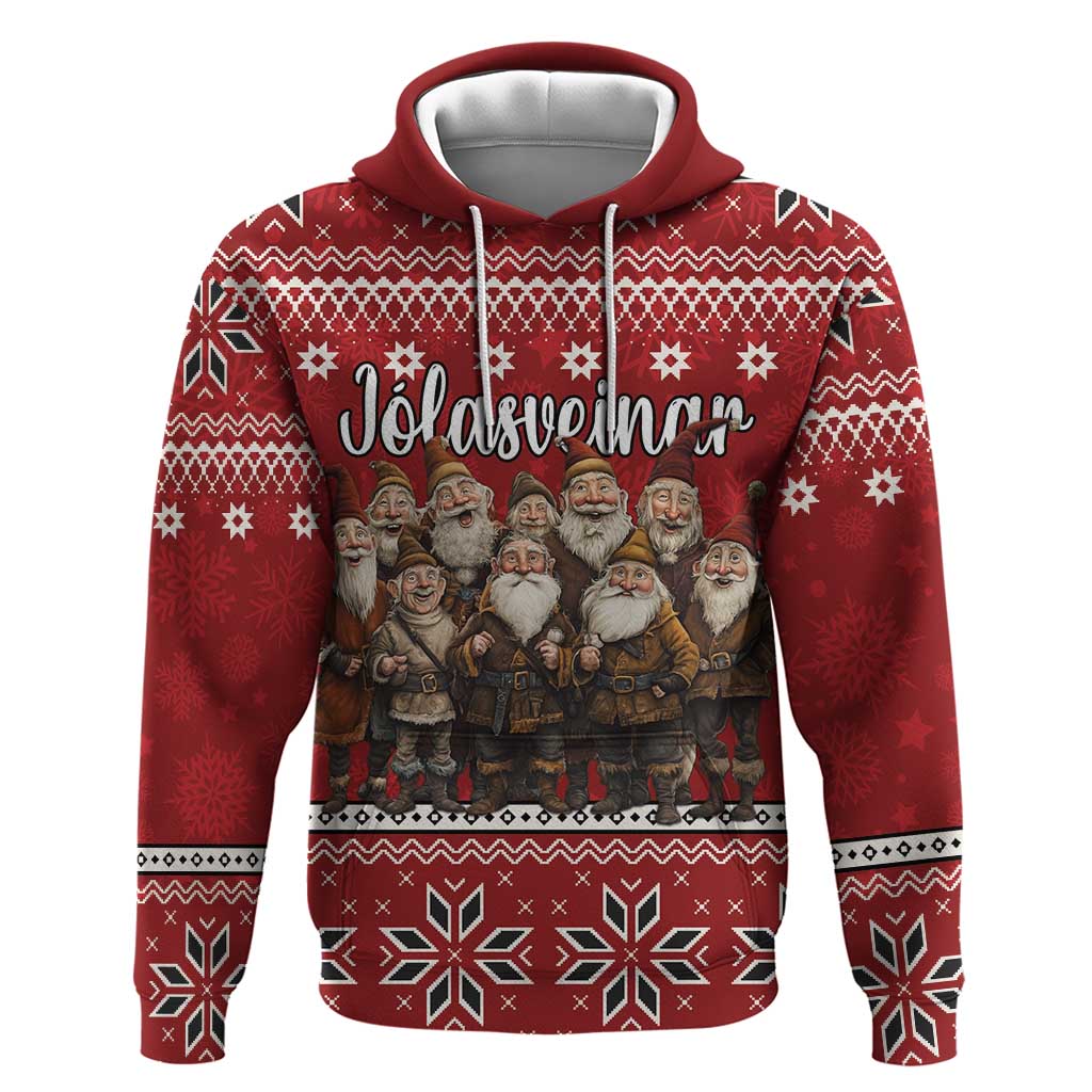 Yule Lads Iceland Zip Hoodie Icelandic Christmas folklore - Wonder Print Shop