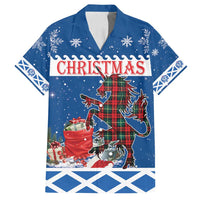 Personalized Scotland Christmas Family Matching Puletasi and Hawaiian Shirt Tartan Unicorn with Edinburgh Castle - Wonder Print Shop