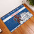 Personalized Scotland Christmas Rubber Doormat Tartan Unicorn with Edinburgh Castle - Wonder Print Shop