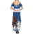 Personalized Scotland Christmas Summer Maxi Dress Tartan Unicorn with Edinburgh Castle - Wonder Print Shop