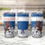 Personalized Scotland Christmas Tumbler Cup Tartan Unicorn with Edinburgh Castle - Wonder Print Shop