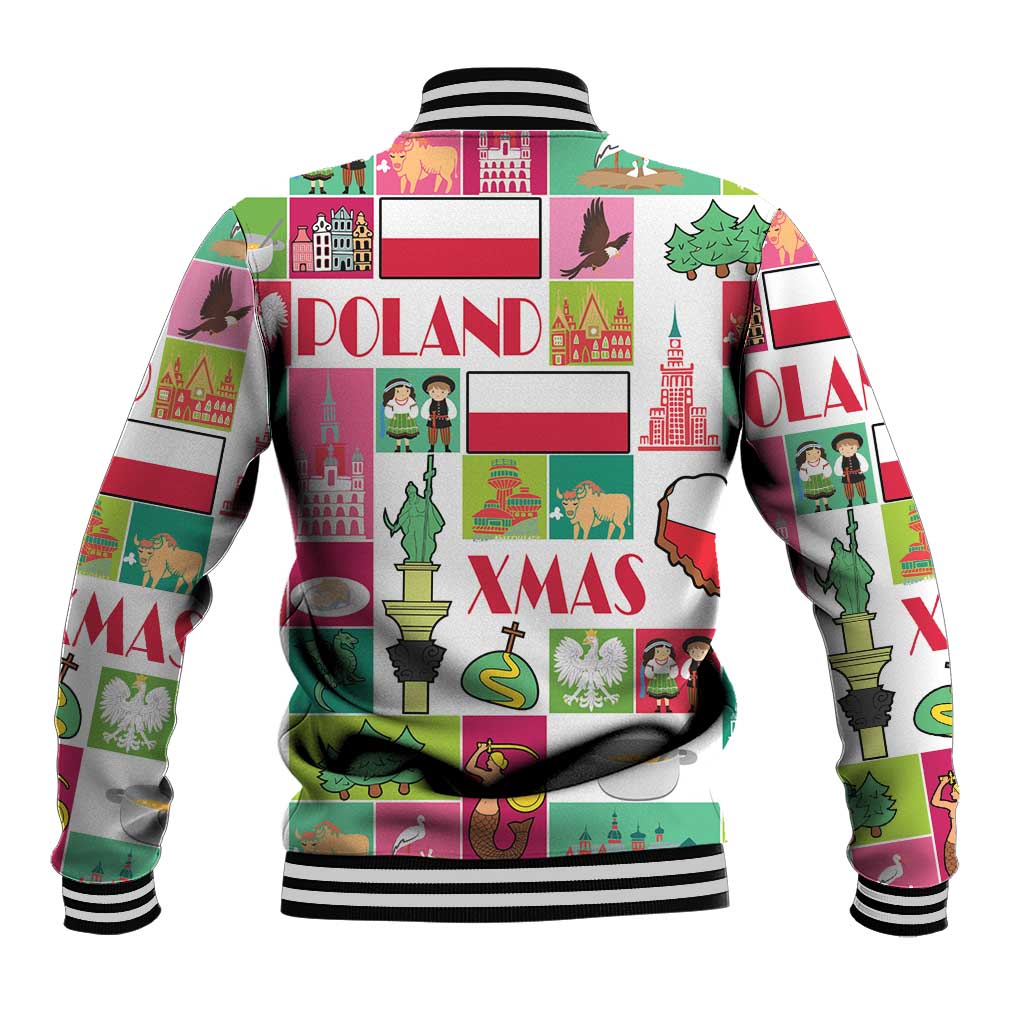 Wesolych Swiat Merry Christmas Polish Baseball Jacket Poland Xmas - Wonder Print Shop