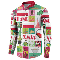 Wesolych Swiat Merry Christmas Polish Button Sweatshirt Poland Xmas - Wonder Print Shop