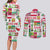 Wesolych Swiat Merry Christmas Polish Couples Matching Long Sleeve Bodycon Dress and Long Sleeve Button Shirt Poland Xmas - Wonder Print Shop