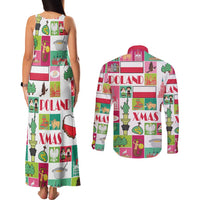 Wesolych Swiat Merry Christmas Polish Couples Matching Tank Maxi Dress and Long Sleeve Button Shirt Poland Xmas - Wonder Print Shop
