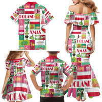 Wesolych Swiat Merry Christmas Polish Family Matching Mermaid Dress and Hawaiian Shirt Poland Xmas - Wonder Print Shop