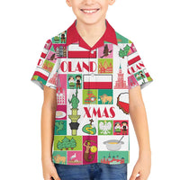 Wesolych Swiat Merry Christmas Polish Family Matching Tank Maxi Dress and Hawaiian Shirt Poland Xmas - Wonder Print Shop
