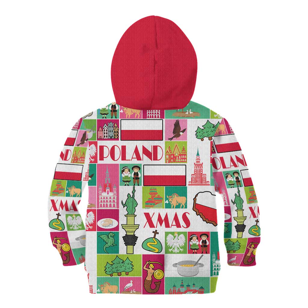 Wesolych Swiat Merry Christmas Polish Kid Hoodie Poland Xmas - Wonder Print Shop