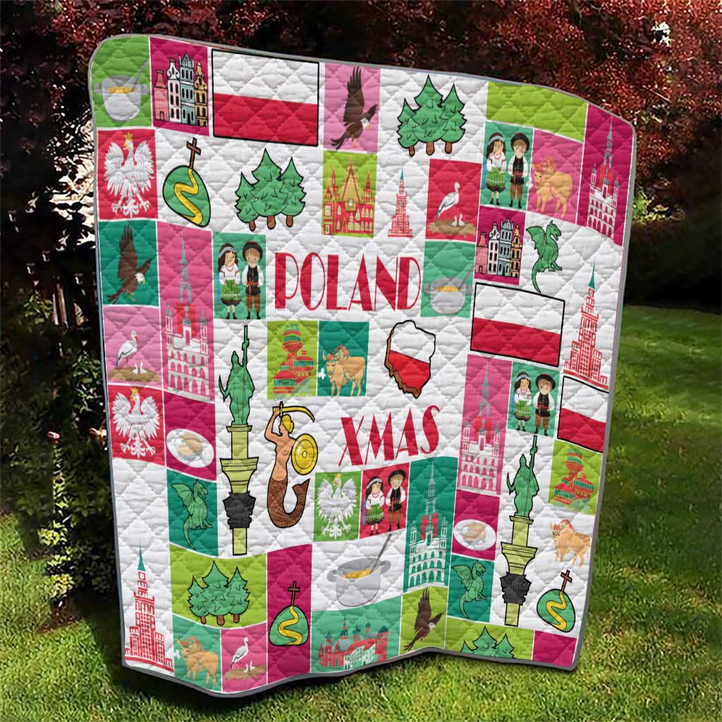 Wesolych Swiat Merry Christmas Polish Quilt Poland Xmas - Wonder Print Shop