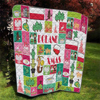 Wesolych Swiat Merry Christmas Polish Quilt Poland Xmas - Wonder Print Shop