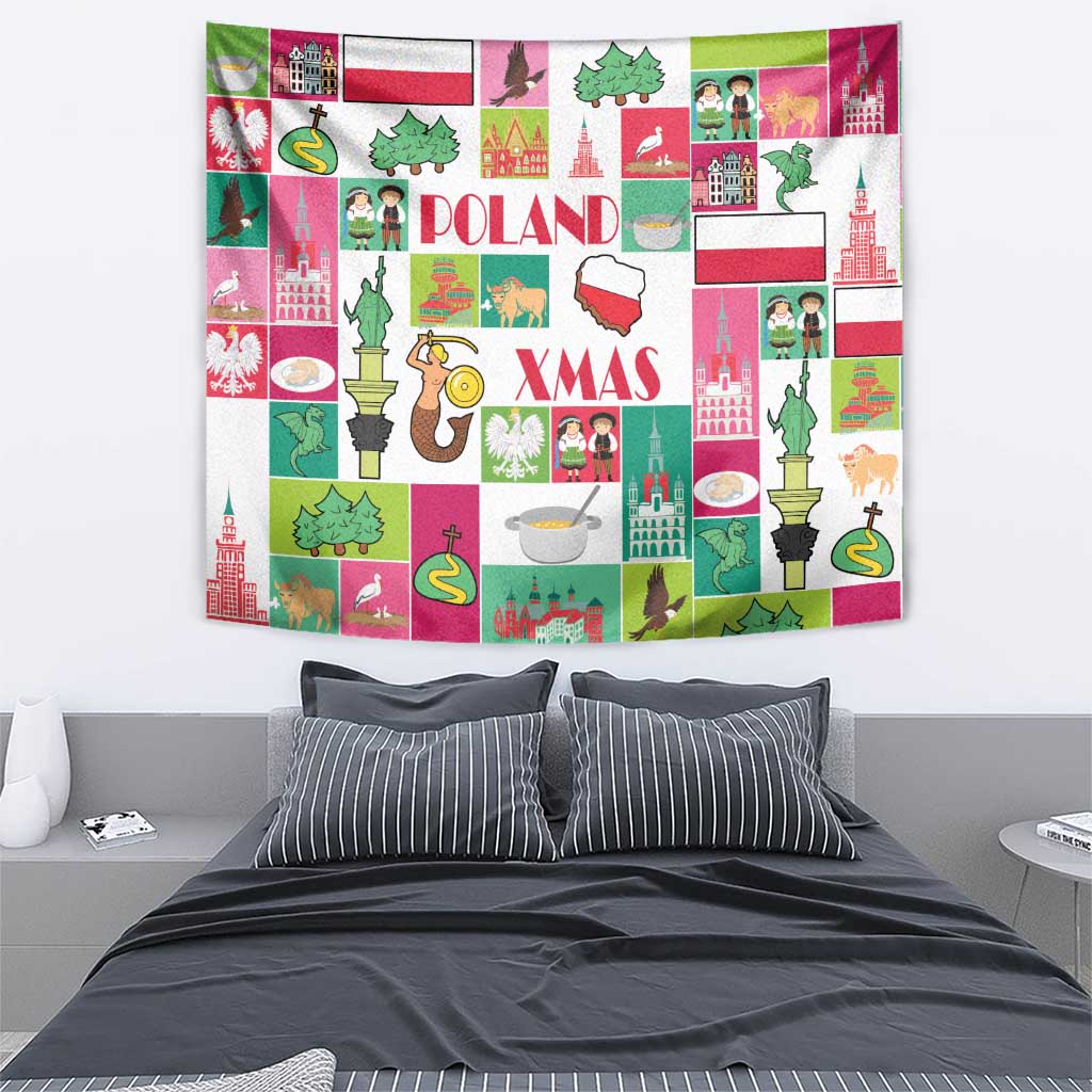 Wesolych Swiat Merry Christmas Polish Tapestry Poland Xmas - Wonder Print Shop