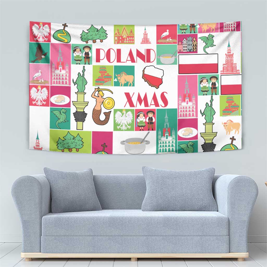 Wesolych Swiat Merry Christmas Polish Tapestry Poland Xmas - Wonder Print Shop