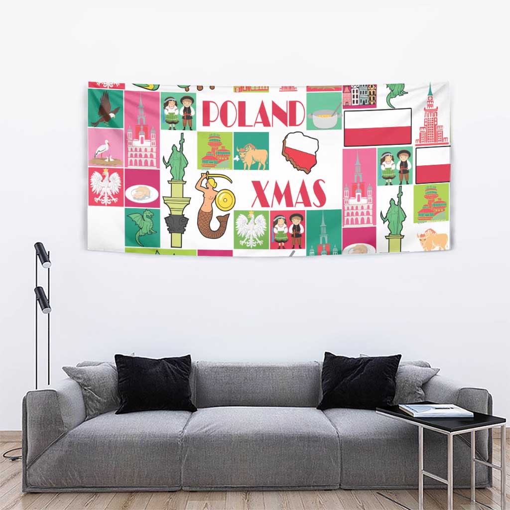 Wesolych Swiat Merry Christmas Polish Tapestry Poland Xmas - Wonder Print Shop