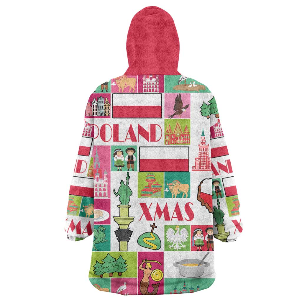 Wesolych Swiat Merry Christmas Polish Wearable Blanket Hoodie Poland Xmas - Wonder Print Shop