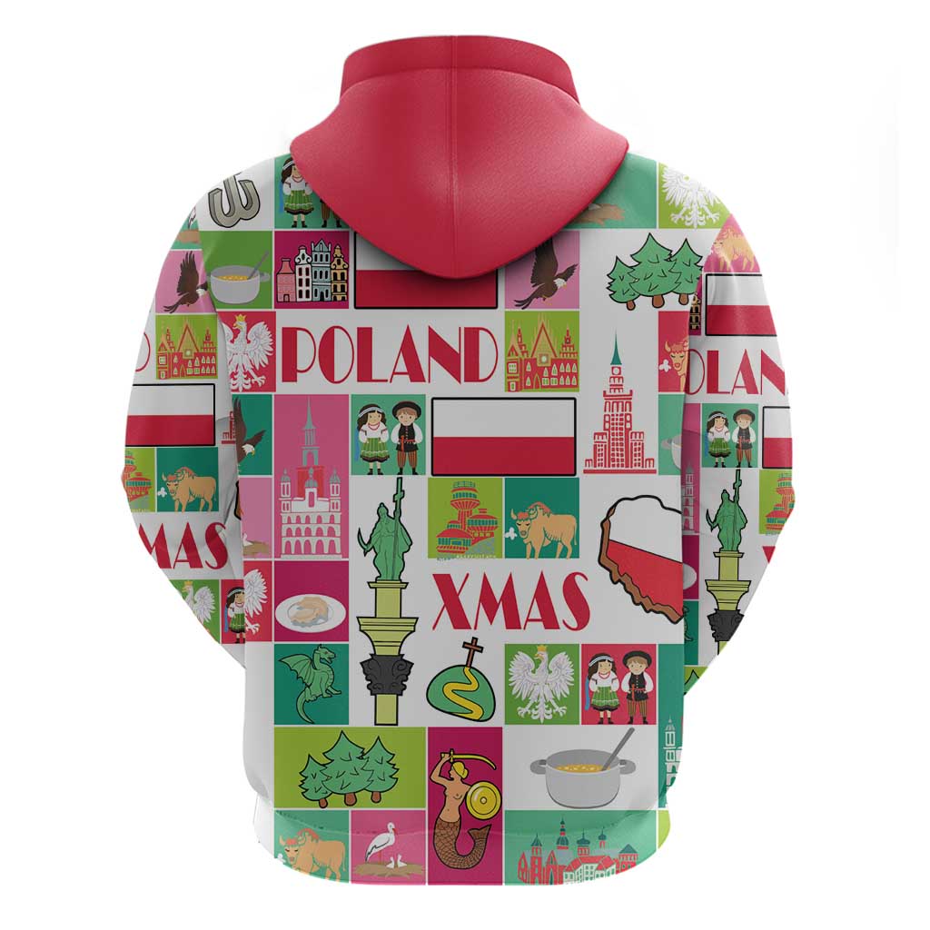Wesolych Swiat Merry Christmas Polish Zip Hoodie Poland Xmas - Wonder Print Shop