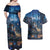 Personalized Iceland Yule Lads Christmas Couples Matching Off Shoulder Maxi Dress and Hawaiian Shirt Merry Kertasnikir Under Vibrant Flowers - Wonder Print Shop