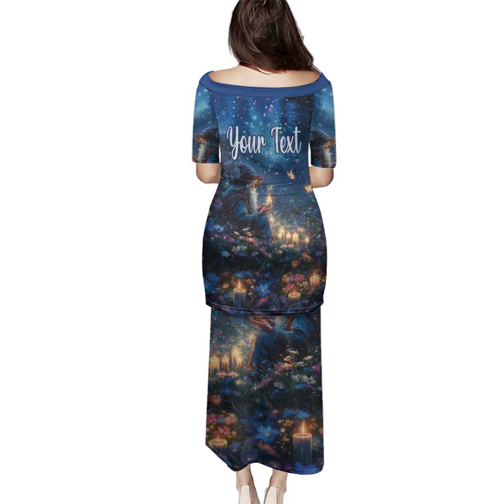 Personalized Iceland Yule Lads Christmas Family Matching Puletasi and Hawaiian Shirt Merry Kertasnikir Under Vibrant Flowers - Wonder Print Shop