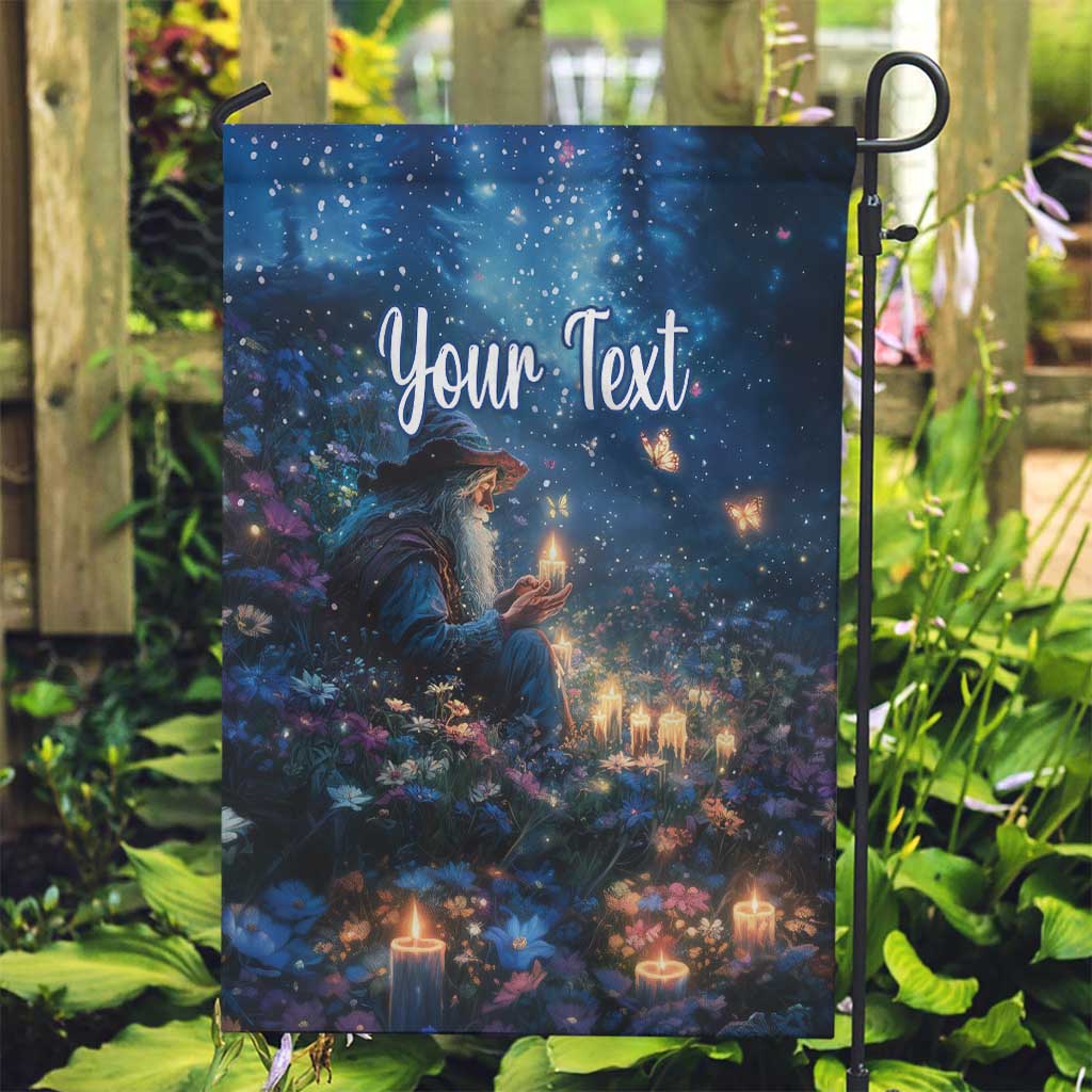 Personalized Iceland Yule Lads Christmas Garden Flag Merry Kertasnikir Under Vibrant Flowers - Wonder Print Shop