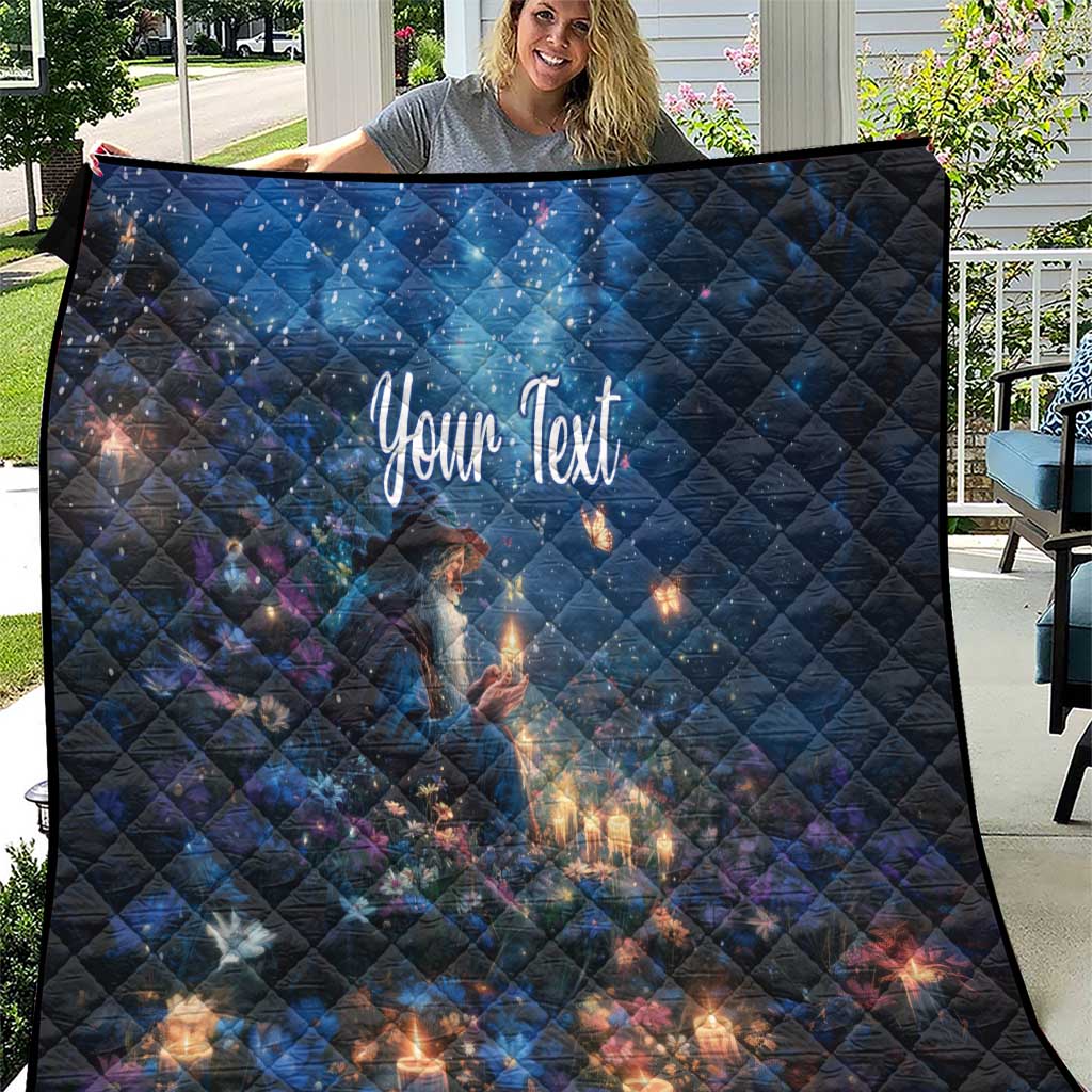 Personalized Iceland Yule Lads Christmas Quilt Merry Kertasnikir Under Vibrant Flowers - Wonder Print Shop