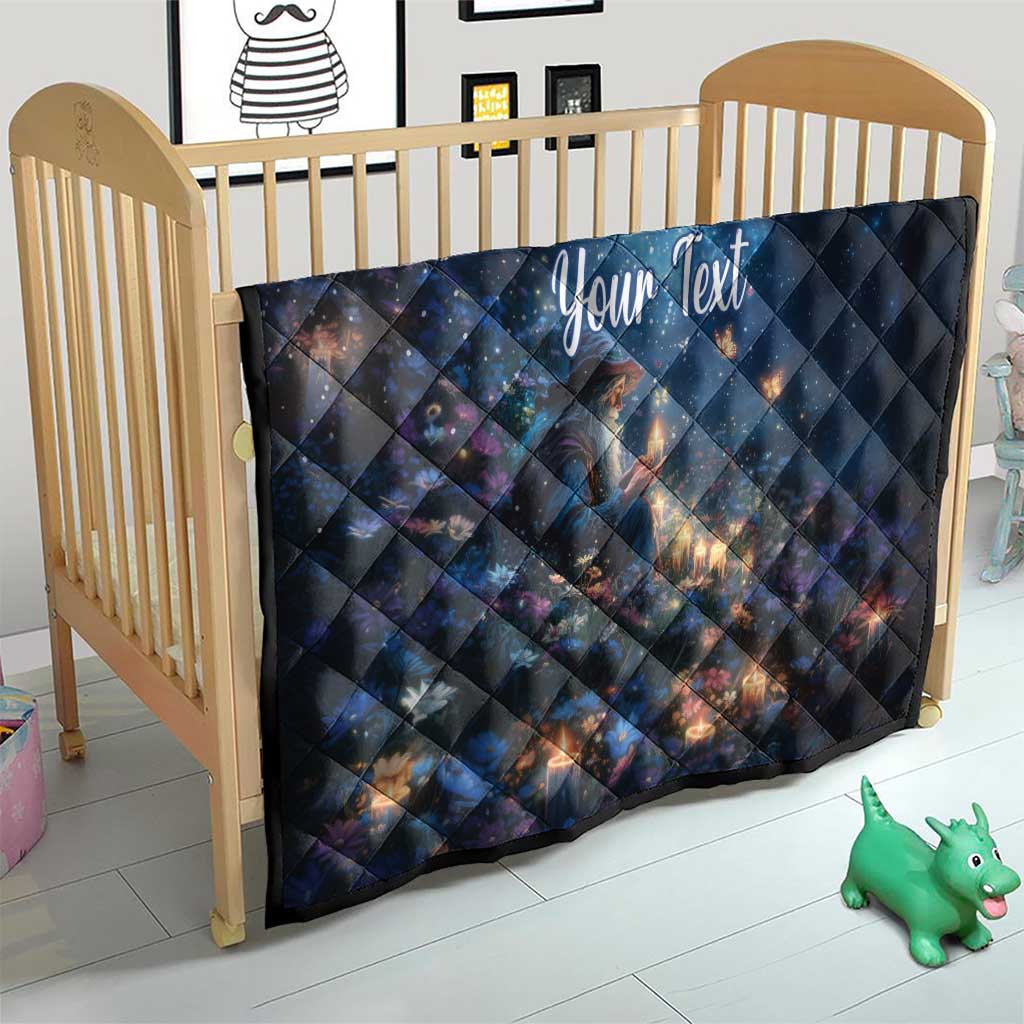 Personalized Iceland Yule Lads Christmas Quilt Merry Kertasnikir Under Vibrant Flowers - Wonder Print Shop